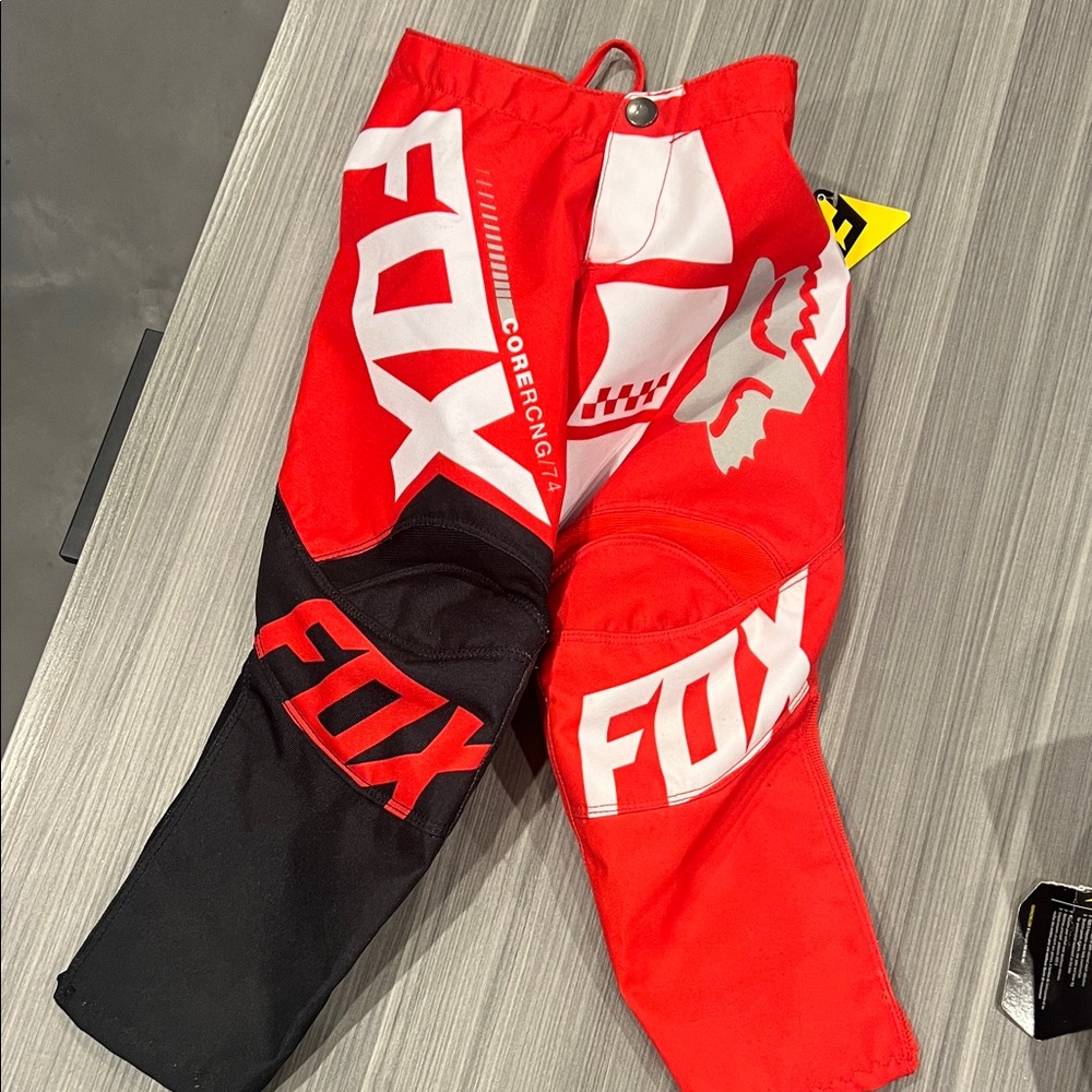 Fox Men's Bold Red and Black Pants